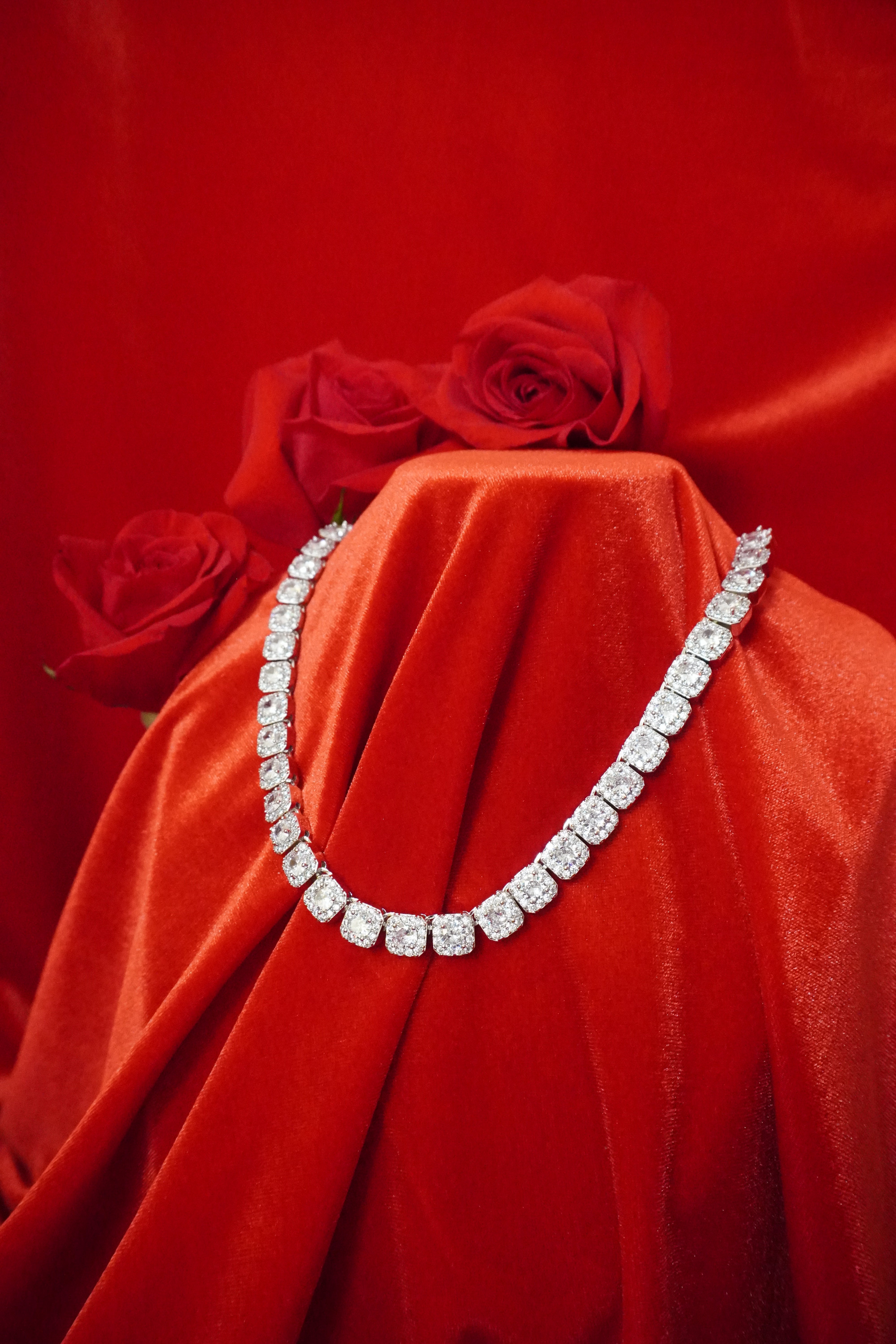 Cushion Cut Necklace